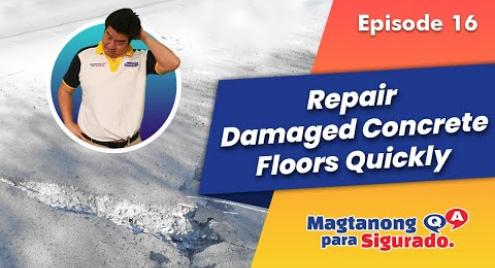 Embedded thumbnail for Repairing Damaged Concrete Floors Within 3 Hours (Quick and Easy Method)