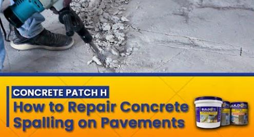 Embedded thumbnail for Concrete Patch H: How to Repair Concrete Spalling on Concrete Floors (WITHIN HOURS)