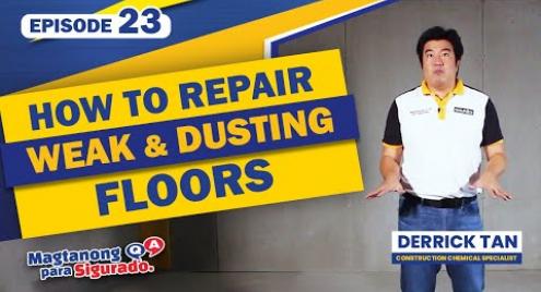 Embedded thumbnail for Repairing Weak and Dusting Floor Using Concrete Floor Penetrating Epoxy